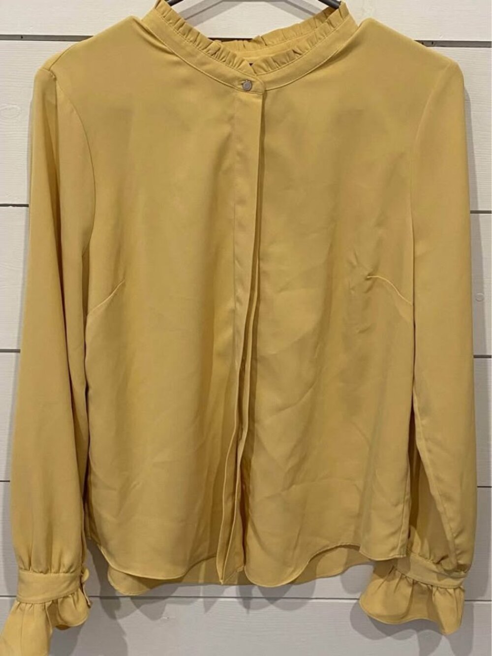 Yellow RW & Co blouse